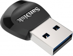 SanDisk card reader, USB - Card reader, external, microSD to USB A, USB 3.0