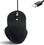 Matias mysz PTB Mac USB-A czarna - for Apple computers and PC | ergonomic | 4 buttons | roll | built-in firmware for MacOS | USB-A | czarna