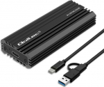 Qoltec Obudowa | pocket NV2270 to disk M.2 SSD | SATA | NVMe | USB-C | 2TB