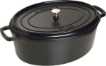 Staub La Cocotte 41cm oval, Black, Cast Iron