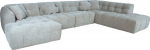 Corner sofa FORTE U-shape RC, beige