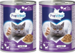 PREVITAL turkey-lamb pieces in jelly for cats 415g x 2szt