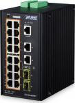Planet IGS-20160HPT - Switch - L3 - managed - 16 x 10/100/1000 (PoE+)