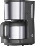 Braun IDCollection KF 1505 GY, Filter coffee machine, 1.2 l, Ground coffee, 1000 W, Schwarz, Edelstahl