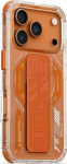 Skinarma Helio Case do iPhone 17 Pro Magnetic Charging + Grip Stand orange