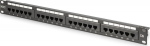 DIGITUS Patchpanel 1U 24-Port LSA Cat6 8P8C ungeschirmt