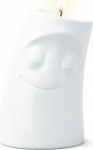 FIFTYEIGHT PRODUCTS FIFTYEIGHT Kerzenschmusie VERSCHMUST Gro&szlig; Kerzenhalter wei&szlig;