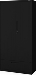 Jan Nowak Megan Czarny - single drawer 185 cm