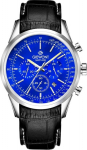 Giewont Men's Chronograph Sapphire Watch / Silver-Blue