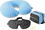 Cocoon Travel Set (3 pieces), light blue/black