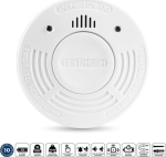Alecto SD1010 2-Pack Smoke Alarm with 10-Year Battery Life