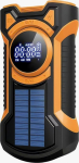 Xtorm Just in Case 5000 mAh emergency radio with solar panel, black/Orange