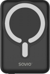 Savio POWERBANK BA-12 10000 mAh, black, magnetic