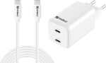 Sandberg AC Charger USB-C PD65W EU 3M