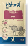 1277 NATURAL Beef with turkey - wet cat food - 85g