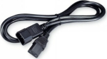 BLACKBOX IEC EXTENSION CORD - BLACK, C14/C13, 0.5M