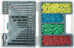 Mega drill bit Set of drill bits and dowels 300szt. (47001)