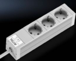Rittal DK Socket strips in an aluminium duct - Steckdosenleiste - Wechselstrom 230 V - output terminals: 3 (power CEE 7/3)