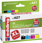EDDING EDD-427 - Schwarz - Cyan - Magenta - Gelb - 4 St&uuml;ck(e)