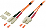 EFB-Elektronik Duplex Jumper SC-SC 62.5/125&micro;, OM1, LSZH, orange, 3.0mm, 0.5m Hersteller: EFB Elektronik (O6423.050)