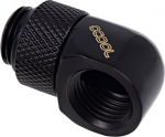 Alphacool Eiszapfen Adapter 90 Grad G1/4 Zoll AG auf G1/4 Zoll IG - drehbar, schwarz