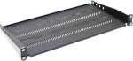 Digitus Shelf for Cabinet 250mm 19" 483x250mm 1U czarna