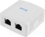 GEMBIRD NCAC-2F5E-01 Gembird CAT5E FTP 2-port surface mount box