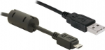 DELOCK USB Kabel A -> Micro-B St/St 1.00m sw