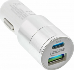 Loader InLine 1x USB-A 1x USB-C 2.5 A (31502W)