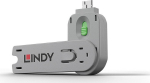 LINDY key for USB Typ A Port Schloss gr&uuml;n