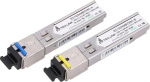 Extralink SFP WDM Module 1.25G, 1.25Gbps, 1310/1550nm, single mode, 3km, SC, DOM, pair