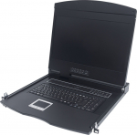 Intellinet Rackmount 17" LCD Console - KVM-Console - PS/2, USB - French - 43.2 cm (17")