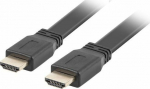 Cable Lanberg HDMI - HDMI 1m czarny (CA-HDMI-21CU-0010-BK)