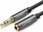 Cable Ugreen Jack 3.5mm - Jack 3.5mm 3m czarny (UGR280SLV)