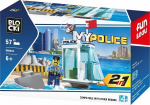 Blocki MyPolice Police station / KB0652 / Constructor with 57 parts / Age 6+