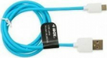 Cable USB iBOX USB-A - microUSB 1 m Blue (IKUMD3A)