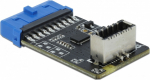 Delock USB 3.2 Gen 1 Adapter Pin Header - Internal and external USB-Adapter - 19-pole USB 3.0 Kopf (W)