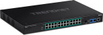 TRENDnet 26-Port Industr. Gigabit L2 Managed PoE+ Rackmount