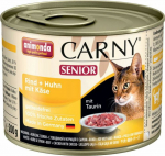 Animonda CARNY Senior Beef, chicken, i ser 200g