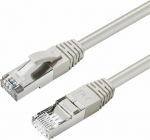 MicroConnect CAT6A S/FTP 15m Grey LSZH, Shielded Network Cable, LSZH