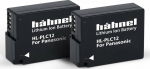 Hahnel H&auml;hnel battery Battery Panasonic HL-PLC12 Twin Pack