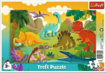 Trefl Puzzle 15el framed Dinosaurs 31359 Trefl