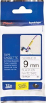 Brother | TZe-FX221 Flexible ID Laminated Tape | Black on White | TZe | 8 m | 0.9 cm