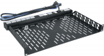 Middle Atlantic Products U1V, Shelf, Stahl, Schwarz, 1 St&uuml;ck(e)