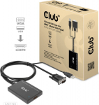 Club3D Adapter VGA + USB-A > HDMI 0.6m St/Bu retail