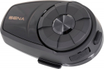 Sena 10S motorcycle intercom 4 channels 1600 m Black