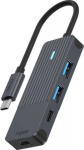 Rapoo UCH-4003 - USB 3.2 Gen 1 (3.1 Gen 1) Type-C - USB 3.2 Gen 1 (3.1 Gen 1) Type-A - USB 3.2 Gen 1 (3.1 Gen 1) Type-C - 5000 Mbit/s - Anthrazit - 0.17 m - China