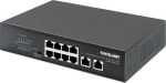 INTELLINET 8-Port Gigabit PoE+ Switch 2 RJ45-Ports 120W