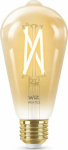 WiZ smart lamp, E27, amber tinted glass - shades of white light, Wi-Fi, 2000-5000 K, 640 lm