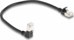 DELOCK RJ45 Netzwerkkabel Cat.6A S/FTP Slim 90&deg;below 0.25m s